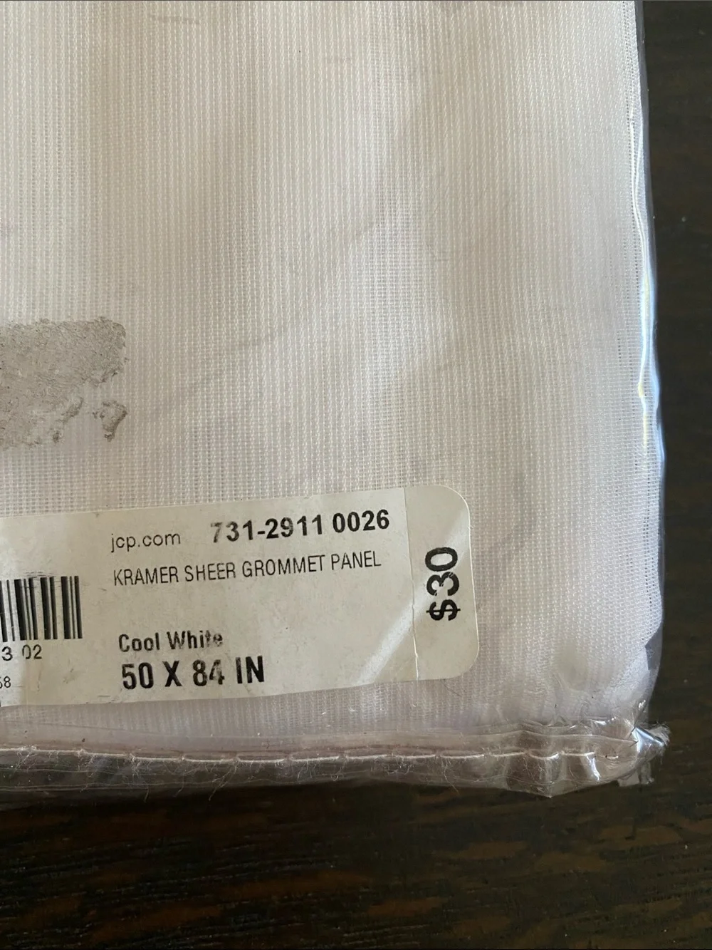 Studio Kramer Grommet Curtain Panel in White